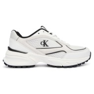  γυναικεία sneakers calvin klein yw0yw02009-01w λευκά
