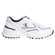  ανδρικά sneakers calvin klein ym0ym01379-01w λευκά