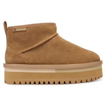 γυναικεία δερμάτινα μποτάκια tommy σε προσφορά