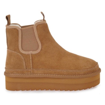 γυναικεία δερμάτινα μποτάκια exe σε προσφορά