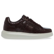  ανδρικά sneakers renato garini marcello-630 καφέ καφέ φίδι v57009633g19