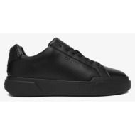  ανδρικά δερμάτινα sneakers calvin klein hm0hm02070-0gj μαύρο logo