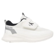  παιδικά sneakers calvin klein αγόρι v1x9-83308-1843 x002 white/black