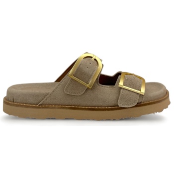 γυναικεία ανατομικά δερμάτινα σανδάλια