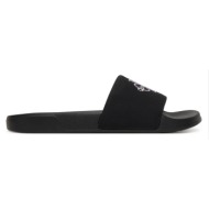  γυναικείες παντόφλες slide calvin klein hw0hw02958-06u μαύρες