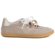  γυναικεία ανατομικά δερμάτινα sneakers tamaris 1-23609-46 341 μπέζ