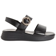  γυναικεία σανδάλια flatforms marco tozzi 2-28708-46-001 μαύρα