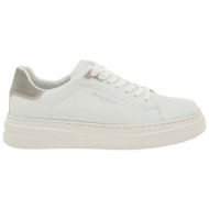  ανδρικά sneakers renato garini daves-711 λευκό γκρί nubuck w570011736w3