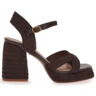  γυναικεία πέδιλα exe havana-002 καφέ w45940205501