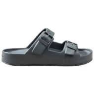  ανδρικές παντόφλες calvin klein eva sole hm0hm02116-ckp γκρι