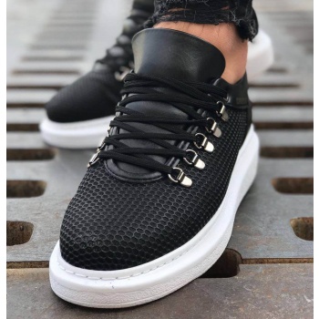 ανδρικά μαύρα sneakers δερματίνη σε προσφορά