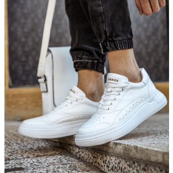 ανδρικά λευκά casual sneakers ch115a σε προσφορά