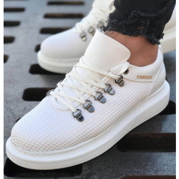 ανδρικά λευκά sneakers δερματίνη σε προσφορά