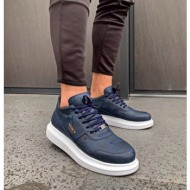 ανδρικά μπλε sneakers με κορδόνια 0382020l
