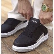  ανδρικά μαύρα- γκρι sneakers με λαστιχένια σόλα ch2410