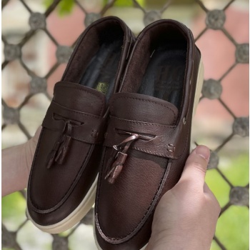 huxley and grace ανδρικά καφέ δερμάτινα