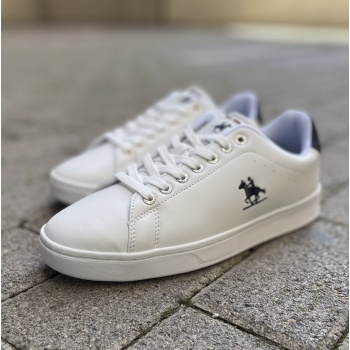 us grand polo ανδρικά λευκά casual