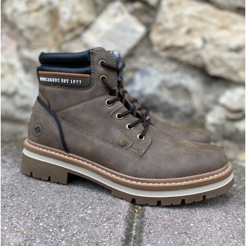 ανδρικά καφέ αρβυλάκια με τρακτερωτή