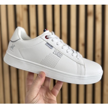 us grand polo ανδρικά λευκά casual
