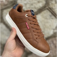  teddy smith ανδρικά κάμελ sneakers 120628c