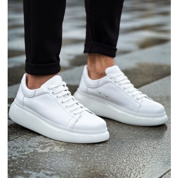 ανδρικά λευκά δίσολα sneakers