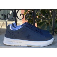  us grand polo ανδρικά μπλε navy casual sneakers gpm21265l