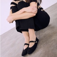  μπαλαρίνες με σουέντ όψη sq1605.a031+1