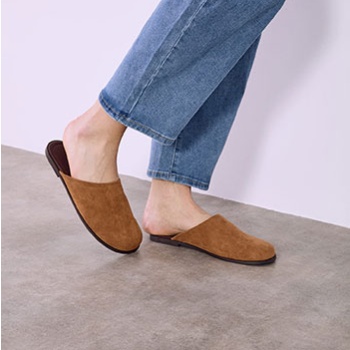 mules με σουέντ όψη sq1605.a505+2