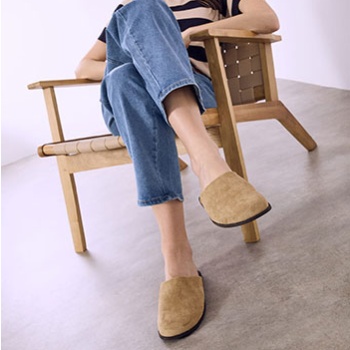 mules με σουέντ όψη sq1605.a505+3