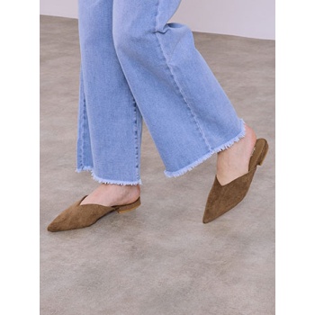 mules ίσια με σουέντ όψη sq1697.a021+2 σε προσφορά