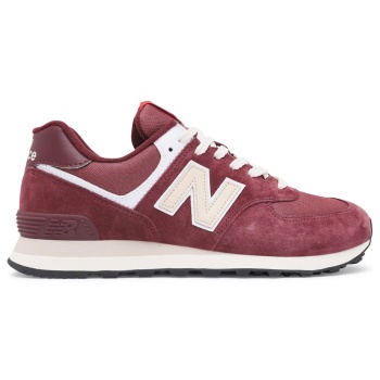 new balance 574 u574hmg μπορντό σε προσφορά