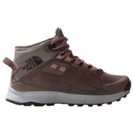  the north face cragstone leather mid wp nf0a818iix7-ix7 καφέ