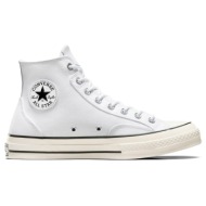  converse chuck 70 court canvas _ leather a07444c λευκό