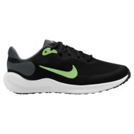  nike revolution 7 (gs) fb7689-006 μαύρο