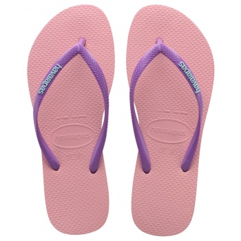 havaianas slim logo 4119787-5217 σομόν σε προσφορά