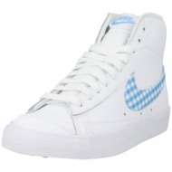 nike sportswear σνίκερ ψηλό `blazer mid 86` γαλάζιο / λευκό