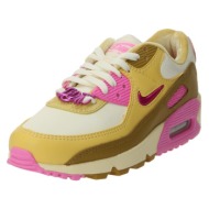 nike sportswear σνίκερ χαμηλό `air max 90` κίτρινο / χακί / ροζ / λευκό