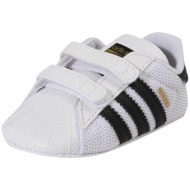 adidas originals παπούτσι για τα πρώτα βήματα `superstar crib` λευκό / μαύρο
