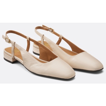 δερμάτινες δίχρωμες μπαλαρίνες με μικρό σε προσφορά