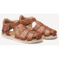  δερμάτινα πέδιλα με κλειστή φτέρνα