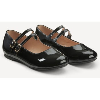 μπαλαρίνες λουστρίνι με διπλό λουράκι