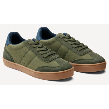 αθλητικά ρετρό παπούτσια από δύο υλικά