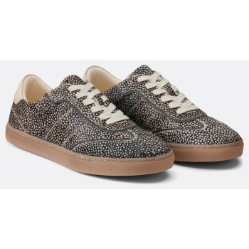 ρετρό δερμάτινα sneakers με animal print