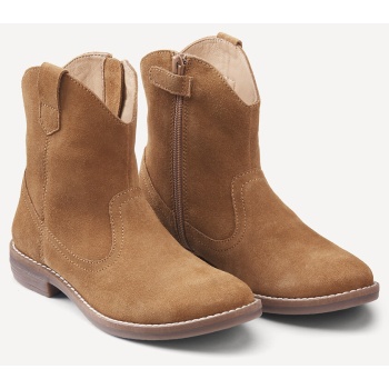 μποτάκια από σουέτ δέρμα