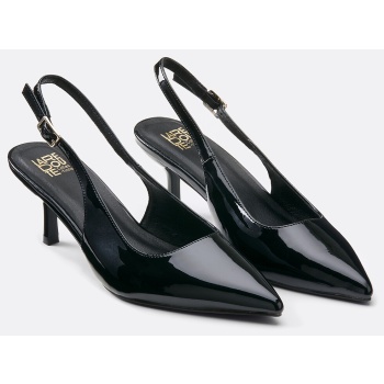 γόβες λουστρίνι sling-back