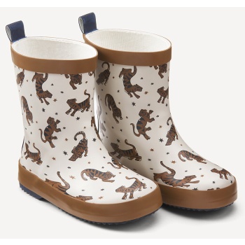 μπότες από καουτσούκ με στάμπα τίγρεις