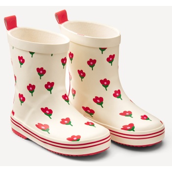 γαλότσες από καουτσούκ με λουλουδάτο