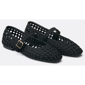 μπαλαρίνες με πλεχτή υφή σε στυλ mary