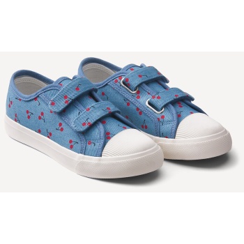 πάνινα sneakers με σκρατς και μοτίβο