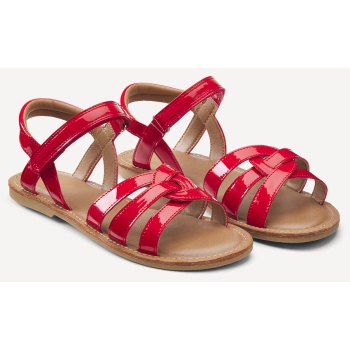 πέδιλα με χιαστί λουράκια και σκρατς